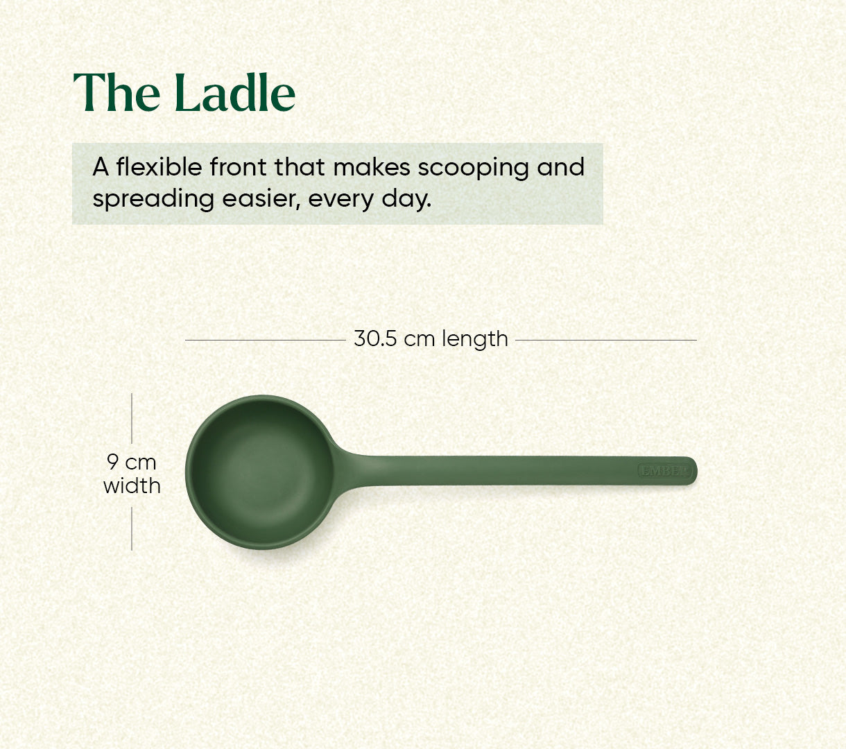 Ember Ladle - Coorg Green