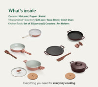 Set of 15 - Terracotta + Wine 