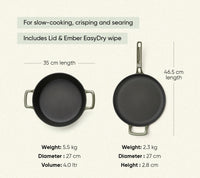 TitaniumClad™ Cast Iron Duo - Teal