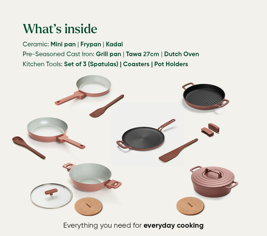 The Ember Kitchen Set - Jaipur Terracotta
