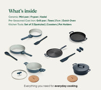 The Ember Kitchen Set - Nilgiri Blue