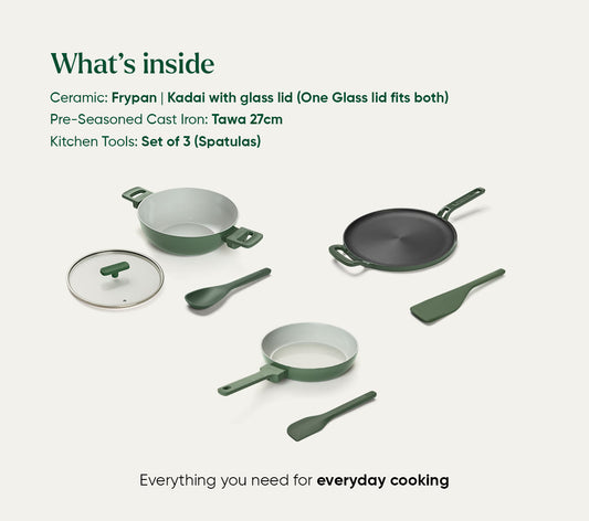 Essentials Set - Classic - Coorg Green
