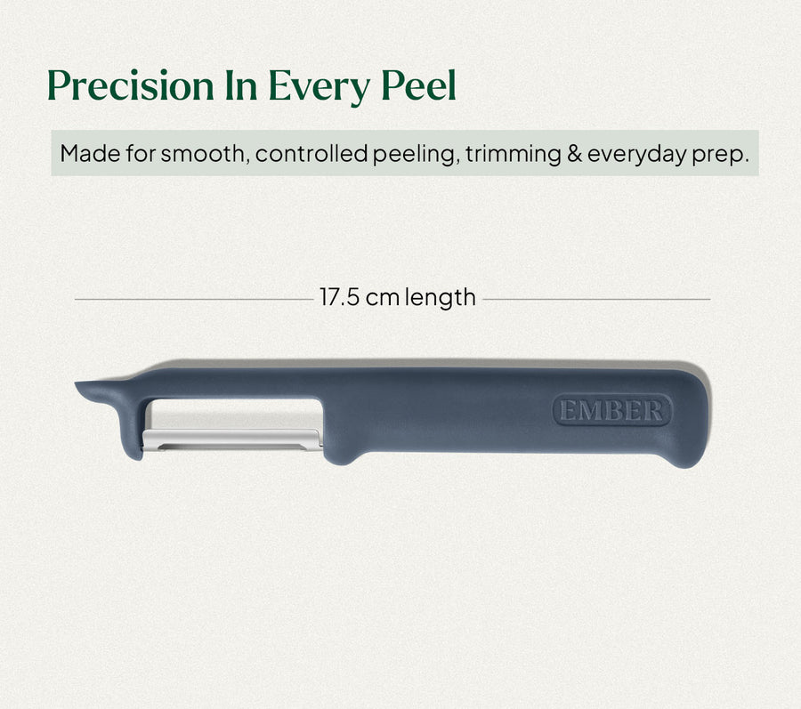 Ember PeelPro™ Vegetable Peeler - Nilgiri Blue