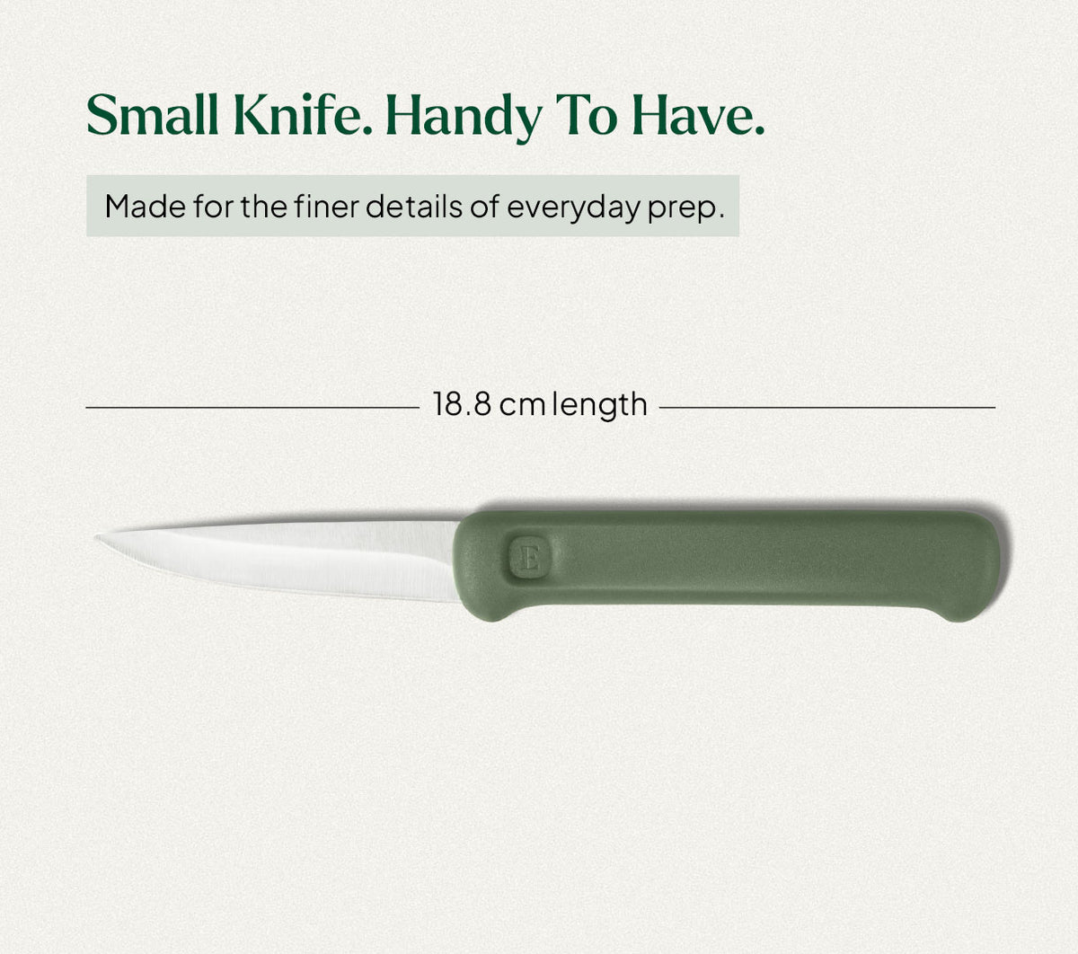 Paring Knife - Coorg Green