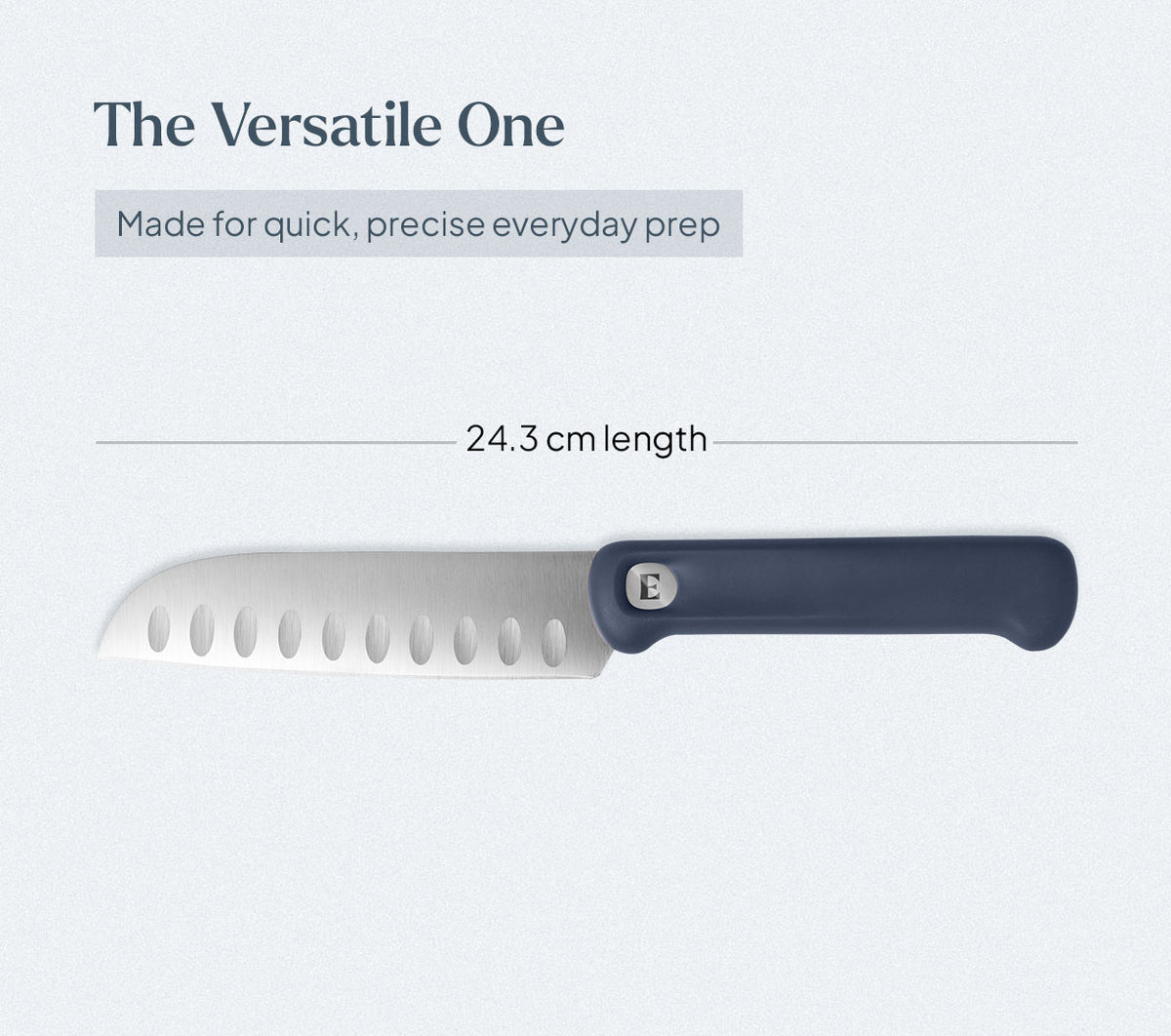 Santoku Knife - Pro - Nilgiri Blue