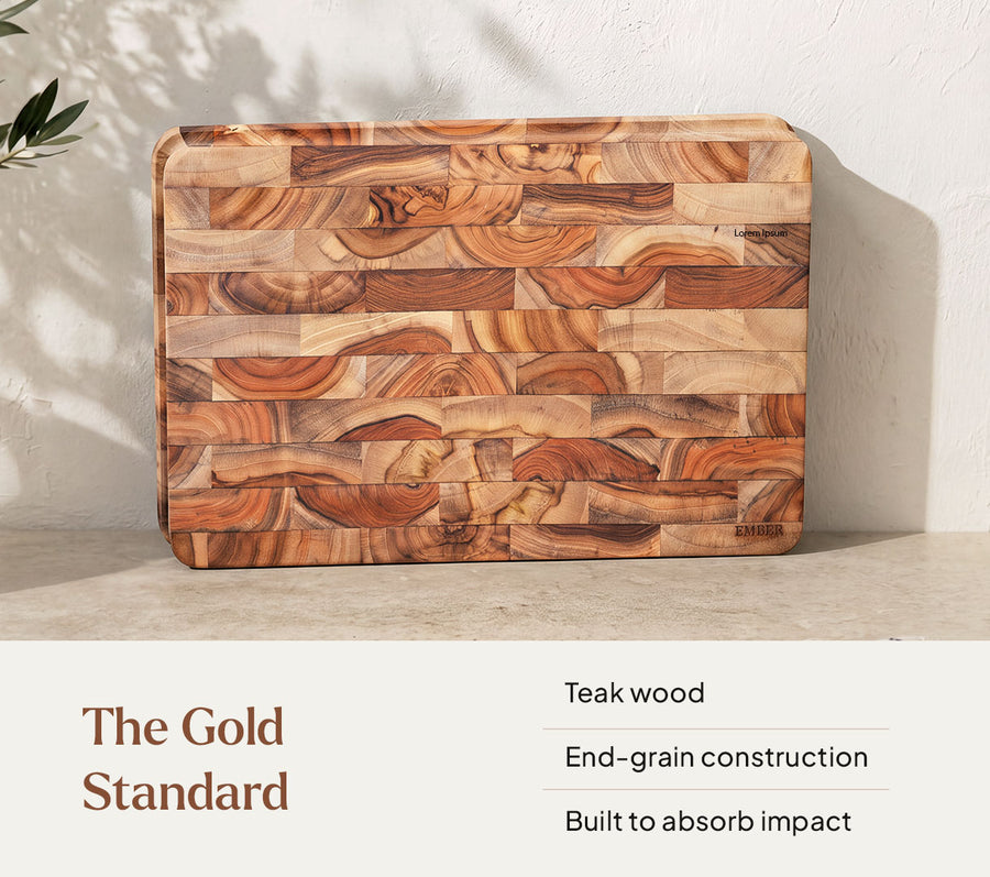 Large Chopping Board - Teak