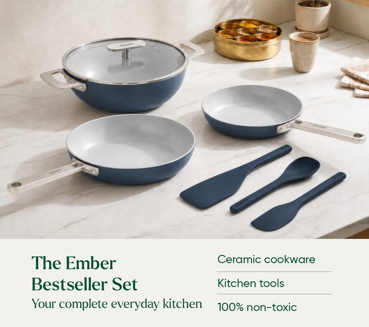 The Ember Bestseller Set - Nilgiri Blue