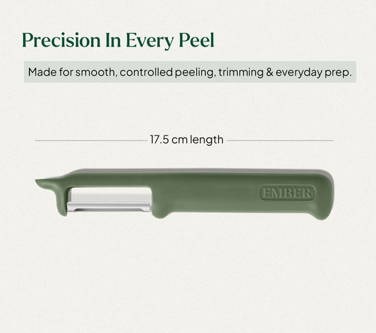 Ember PeelPro™ Vegetable Peeler - Coorg Green