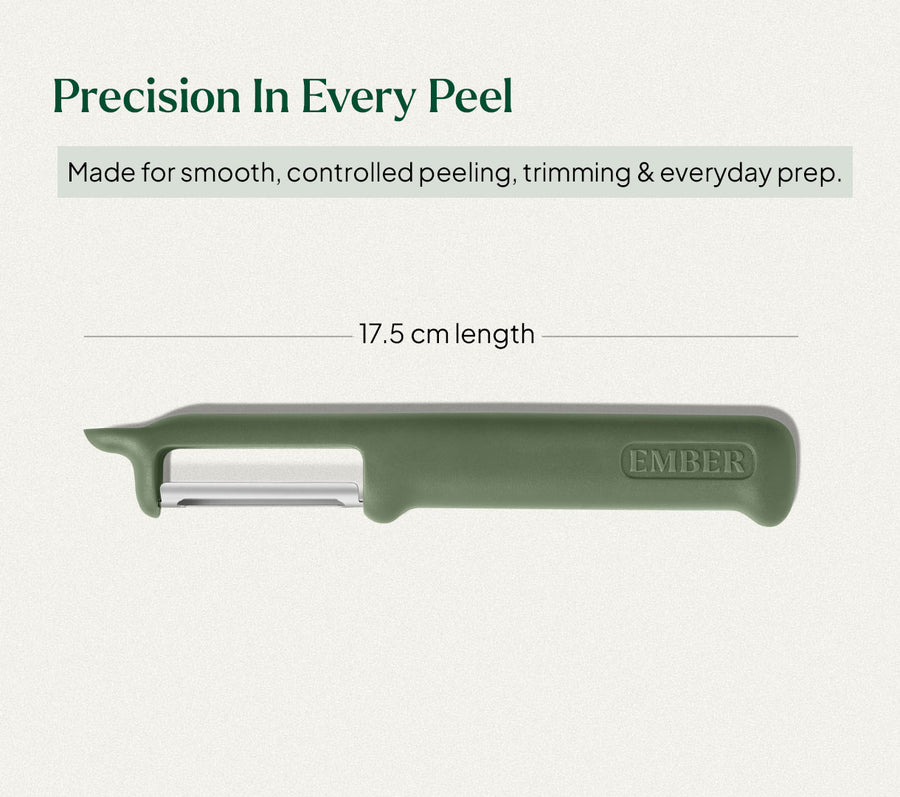 Ember PeelPro™ Vegetable Peeler - Coorg Green