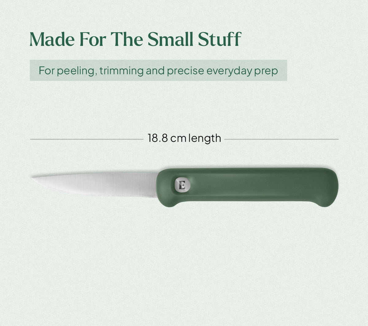Paring Knife - Pro - Coorg Green