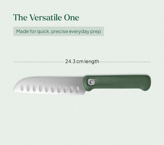 Santoku Knife - Pro - Coorg Green