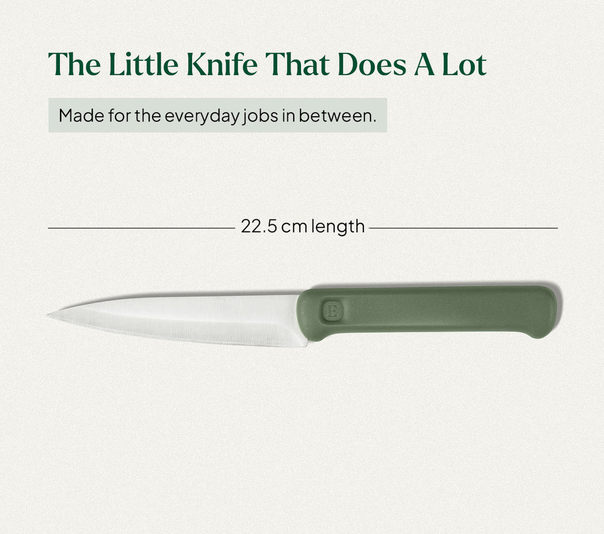 Utility Knife - Coorg Green