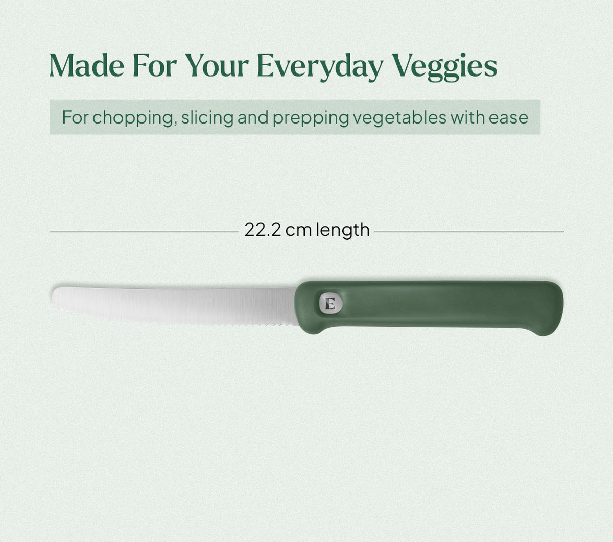 Vegetable Knife Pro - Coorg Green