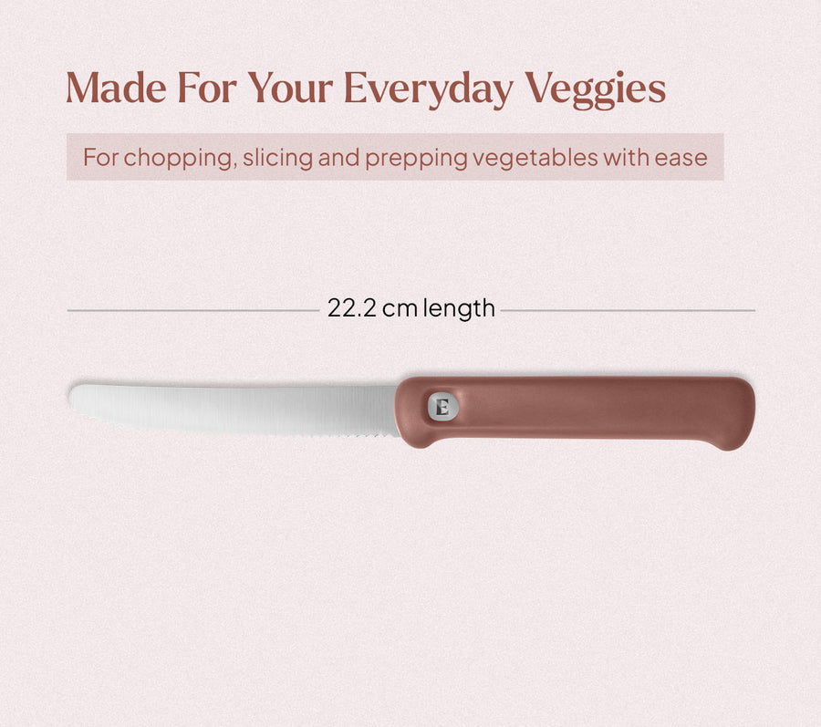 Vegetable Knife Pro - Jaipur Terracotta