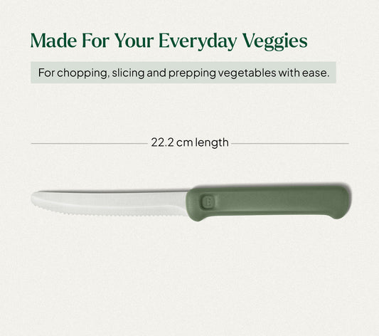 Vegetable Knife - Coorg Green
