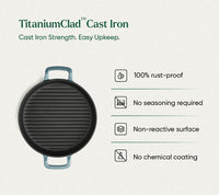 TitaniumClad™ Cast Iron Duo - Ocean