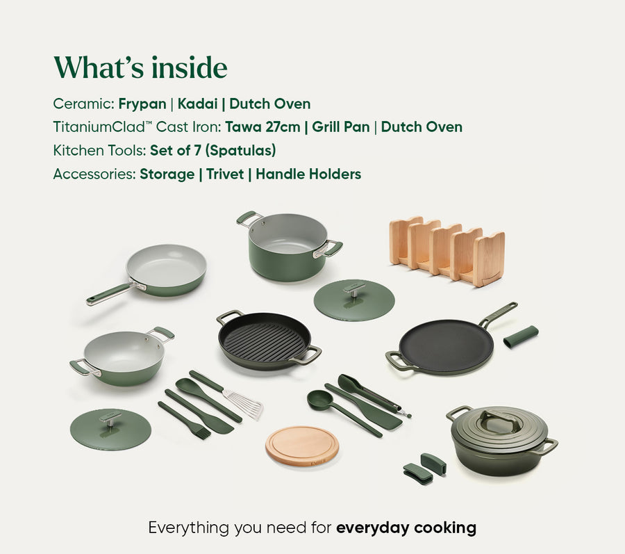 The Ember Colour Collection - Coorg Green + Sage