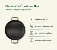TitaniumClad™ Cast Iron Duo - Sage