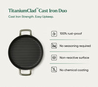TitaniumClad™ Cast Iron Duo - Sage
