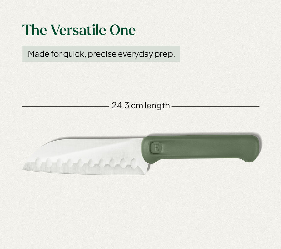 Santoku Knife - Coorg Green