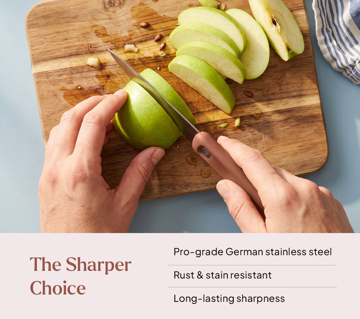Knife Set of 3 - Pro - Jaipur Terracotta