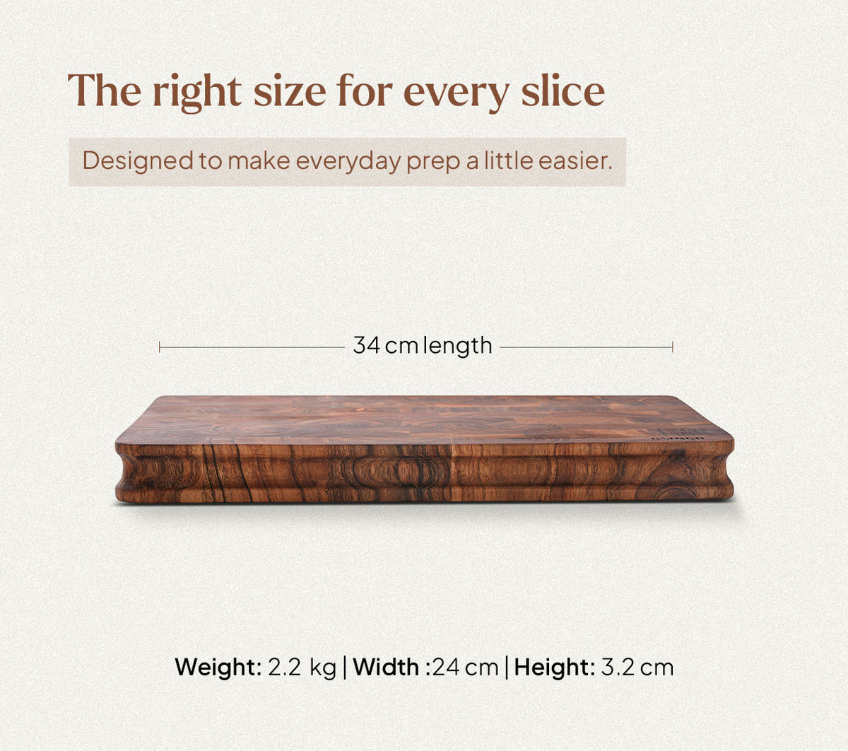 Ember Acacia Chopping Board - Small - Wood