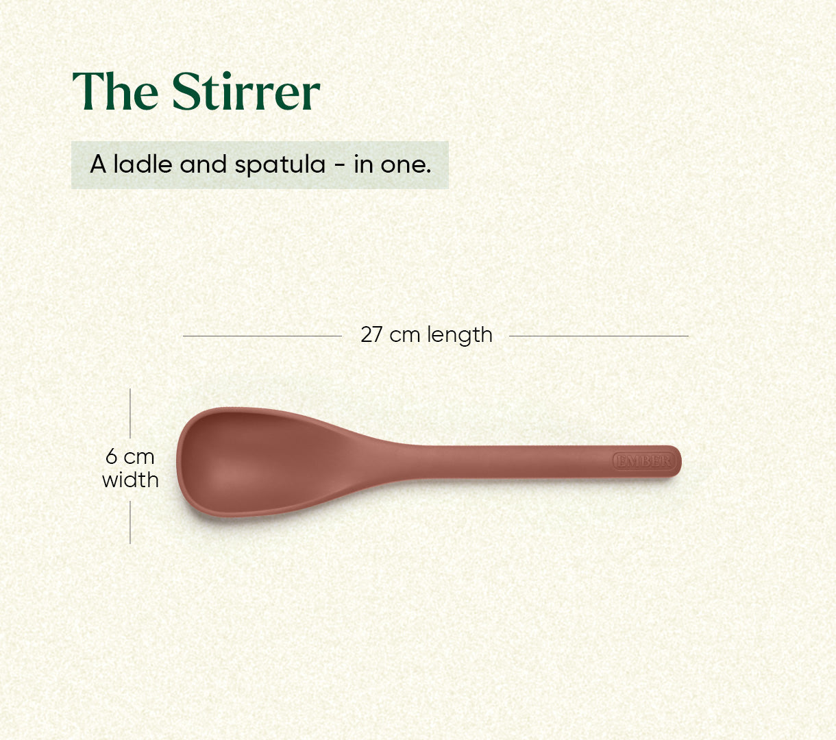 Stir Spatula - Jaipur Terracotta