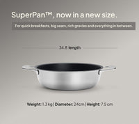 SuperPan 24 cm - Short Handle