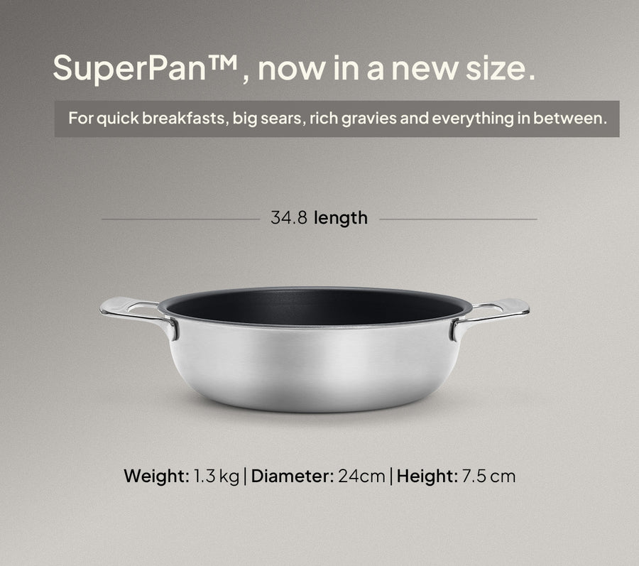 SuperPan 24 cm - Short Handle
