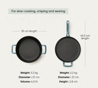 TitaniumClad™ Cast Iron Duo - Ocean