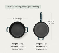 TitaniumClad™ Cast Iron Duo - Teal
