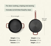 Pre-seasoned Cast Iron Duo - Jaipur Terracotta