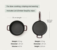 TitaniumClad™ Cast Iron Duo - Wine