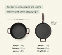 TitaniumClad™ Cast Iron Duo - Wine