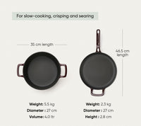 TitaniumClad™ Cast Iron Duo - Wine