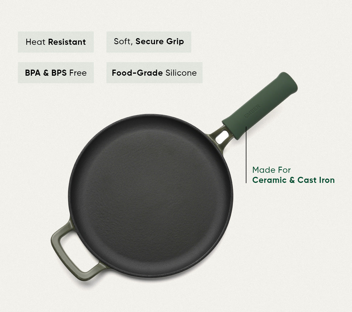 Ember Hot Handle Sleeve  - Coorg Green