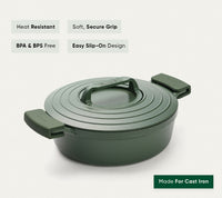 Ember Silicone Handle Holder (Set of 2) - Coorg Green