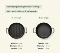 TitaniumClad™ Cast Iron Duo - Sage