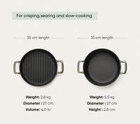 TitaniumClad™ Cast Iron Duo - Sage