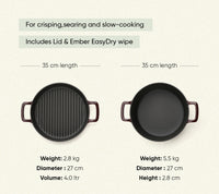 TitaniumClad™ Cast Iron Duo - Wine