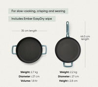 TitaniumClad™ Cast Iron Duo - Ocean