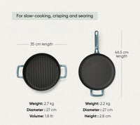TitaniumClad™ Cast Iron Duo - Ocean