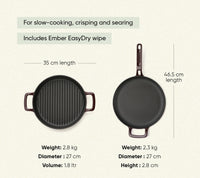TitaniumClad™ Cast Iron Duo - Wine