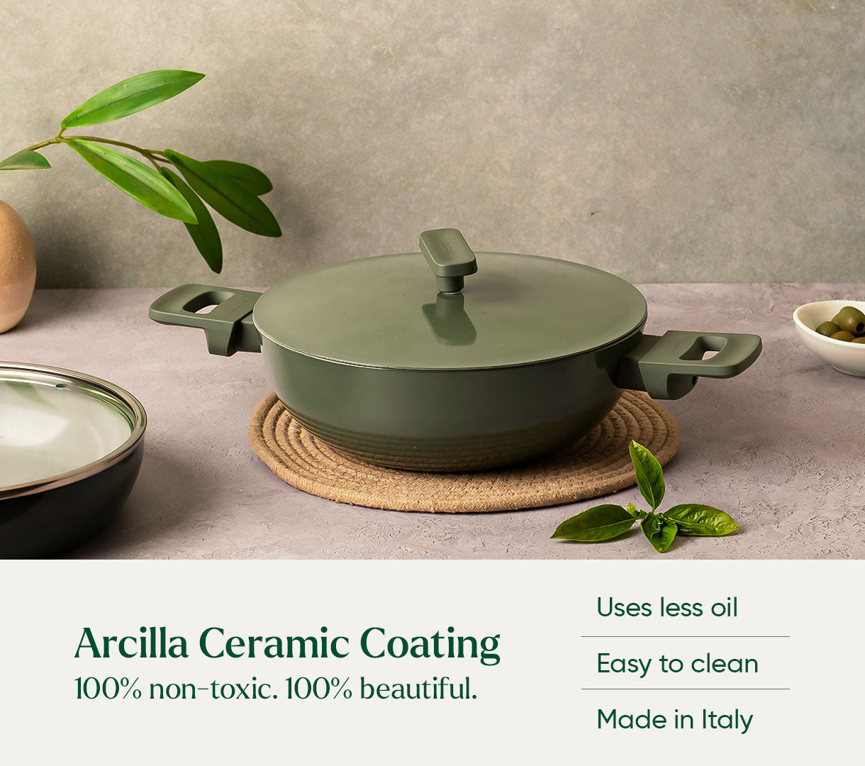 The Complete Kitchen Trio - Coorg Green
