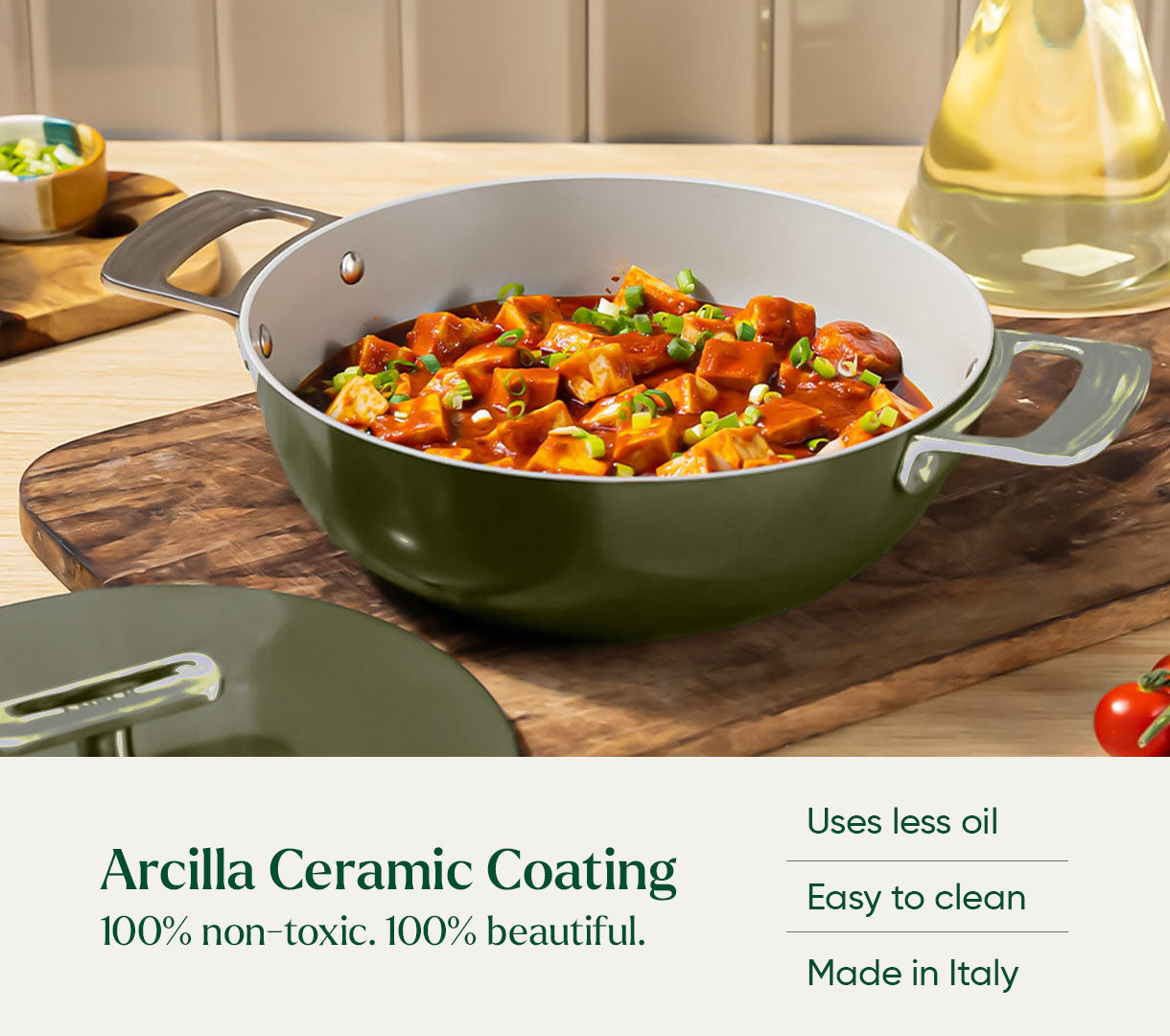 The Complete Kitchen Trio - Coorg Green