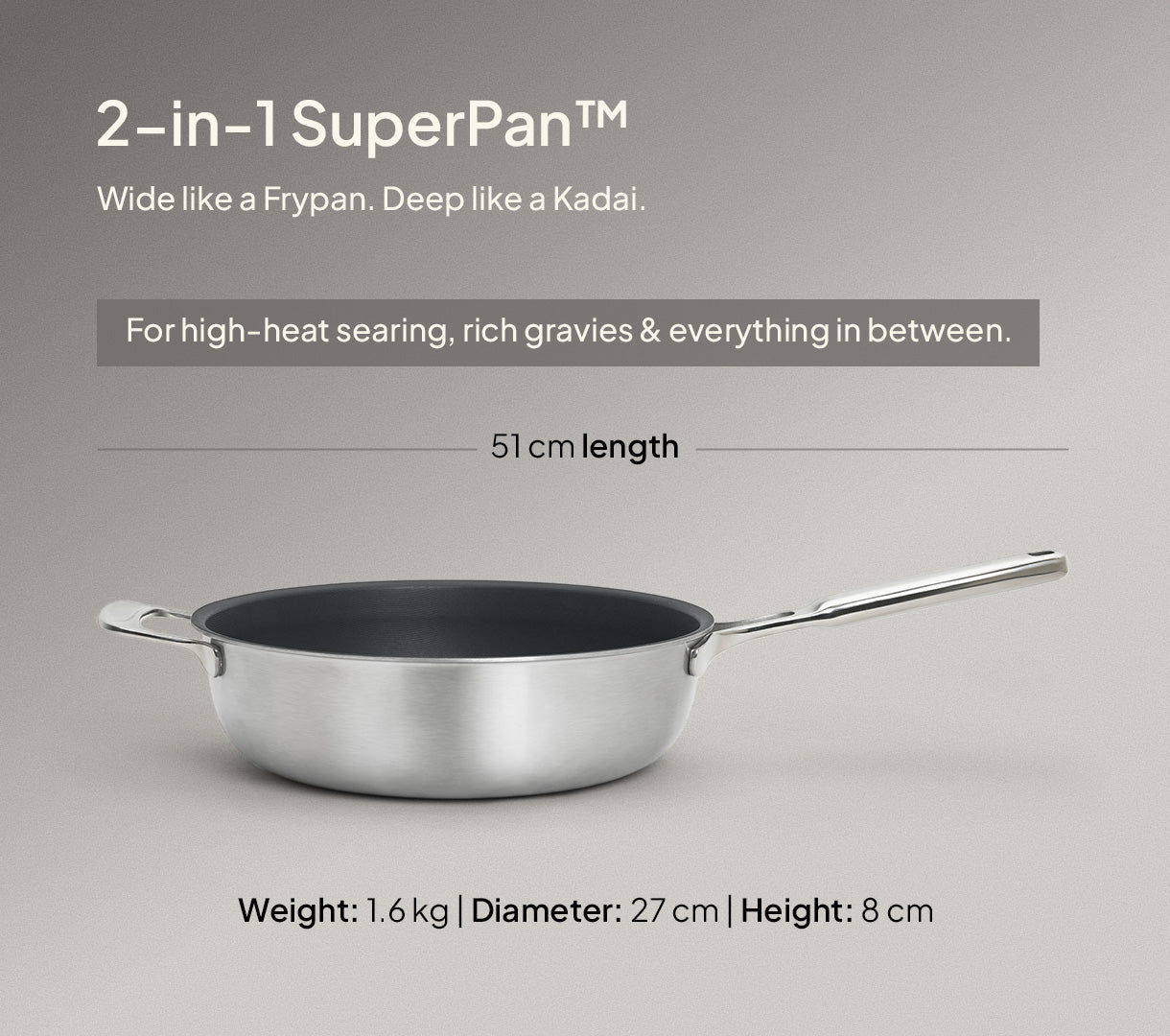 Plasma Pan - Long Handle