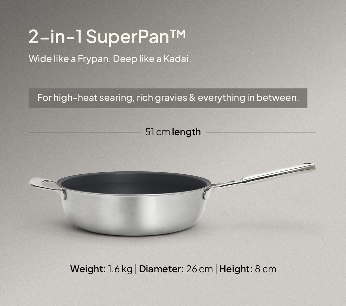 Plasma Pan - Long Handle