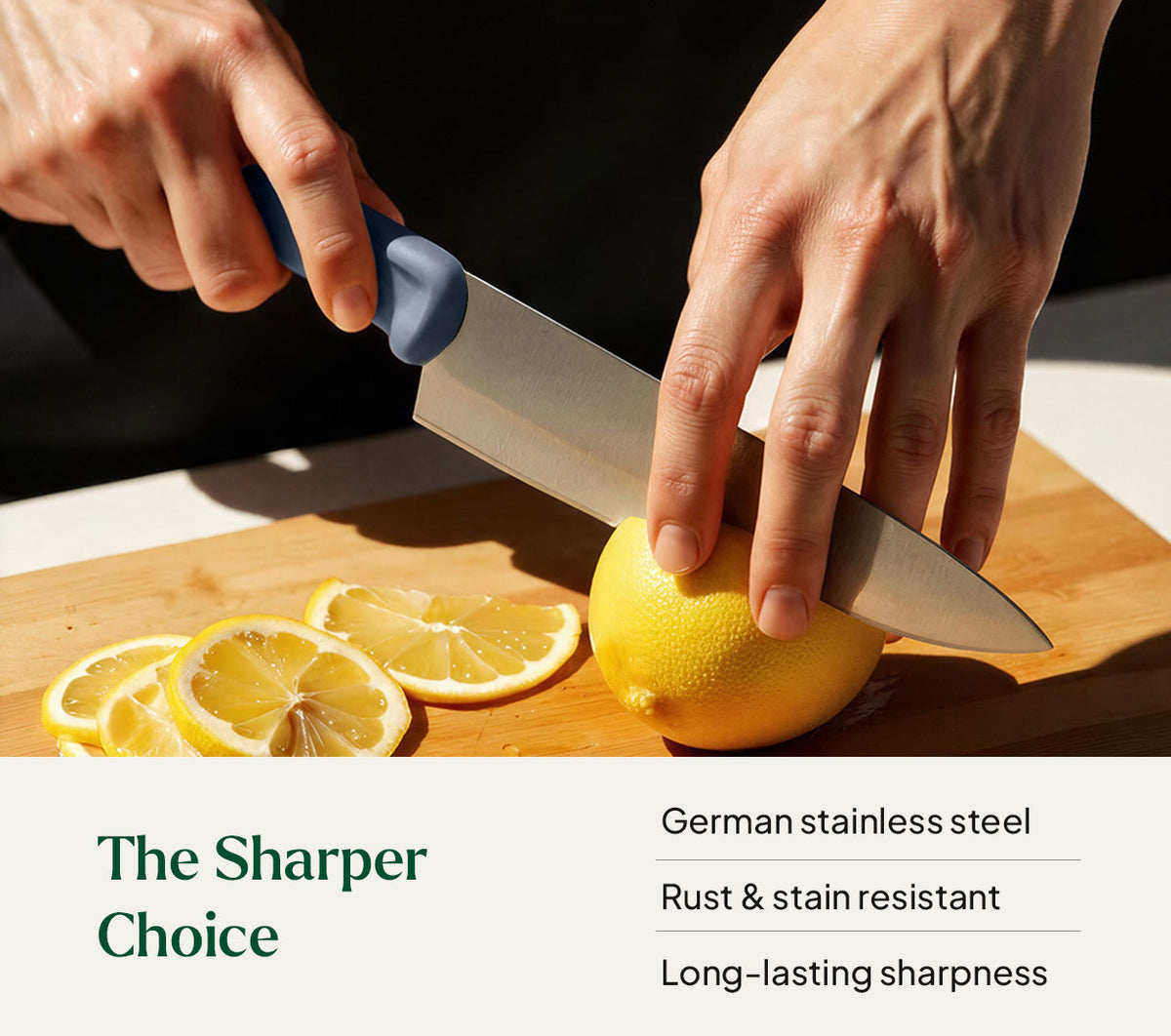 Knife & Peeler Set of 3 - Nilgiri Blue