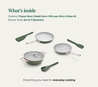 The Ember Bestseller Set - Coorg Green