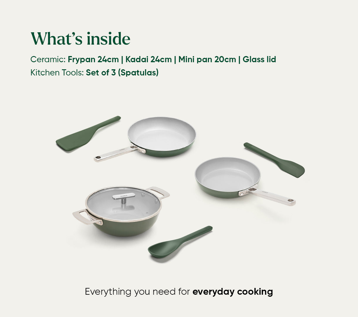 The Ember Bestseller Set - Coorg Green